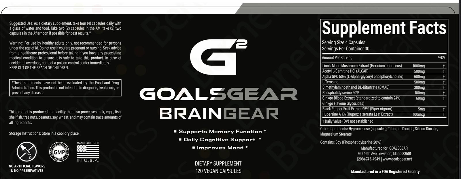 GoalsGear BrainGear